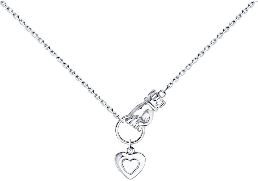 Серебряное колье с подвеской SKLV 94070450