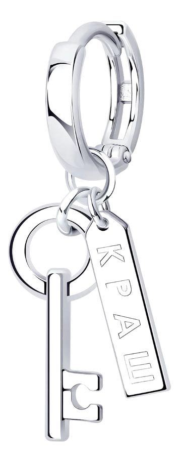 Серебряная одиночная серьга SKLV 94170182