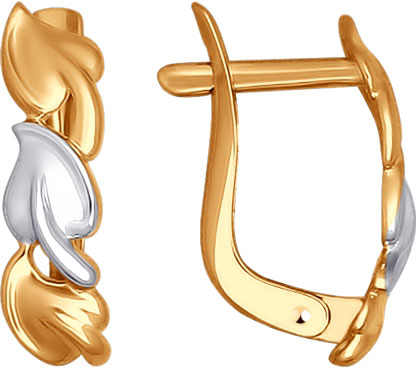 Золотые серьги SOKOLOV 027273