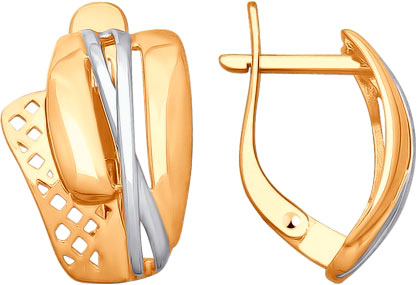 Золотые серьги SOKOLOV 027802