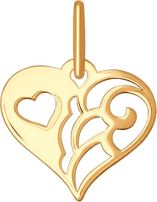 Золотой кулон SOKOLOV 035142_s