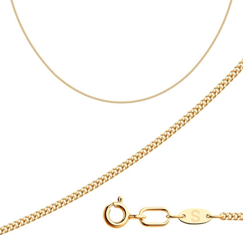 Золотая цепочка на шею SOKOLOV 581040402_s