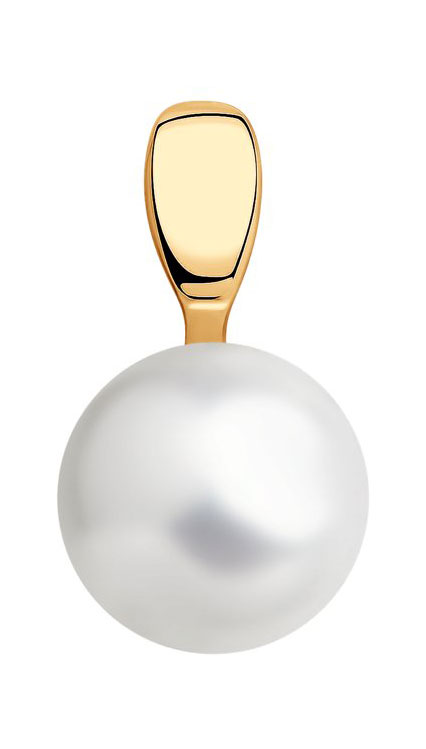 Золотой кулон медальон SOKOLOV 793001 с жемчугом