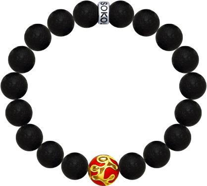 Браслет из бусин SOKOLOV 8510500017 с вулканической лавой