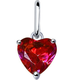 Серебряный кулон SOKOLOV 89030041 с кубическим цирконием Swarovski