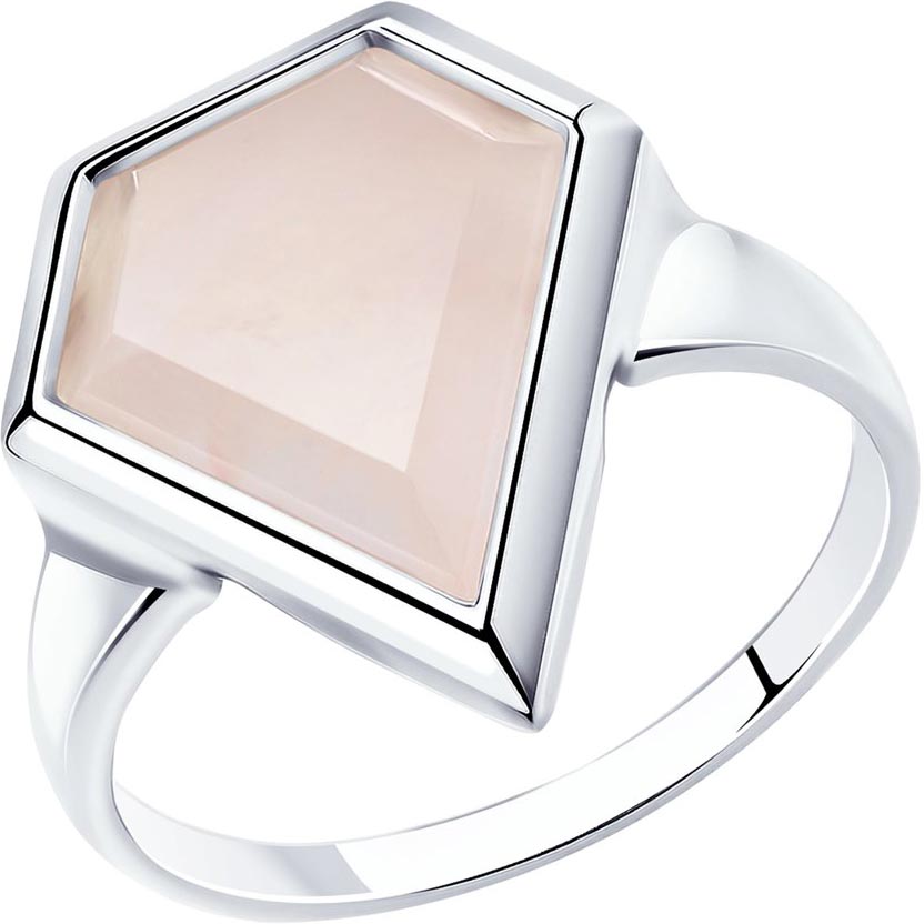 Женский серебряный перстень SOKOLOV 92011965 с кварцем