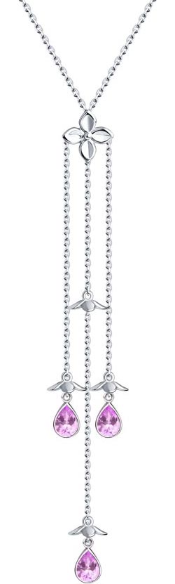 Серебряное колье SOKOLOV 92070046_s c аметистом