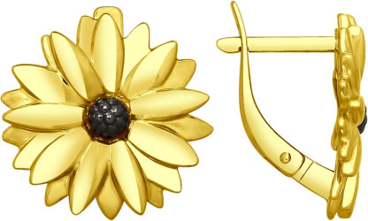 Серебряные серьги SOKOLOV 93020815