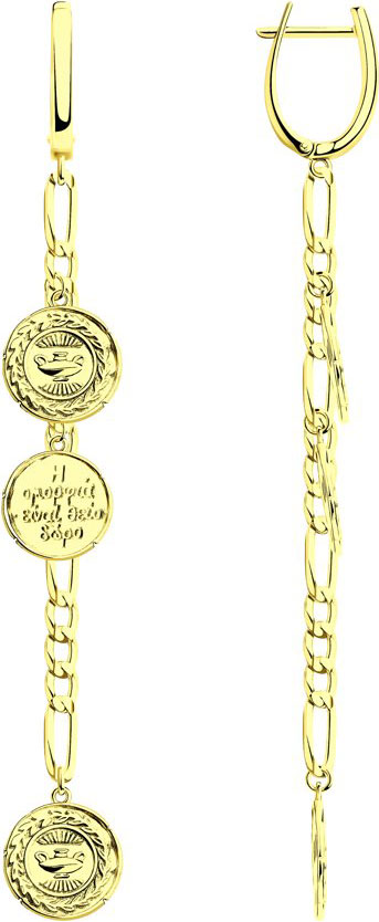 Серебряные длинные серьги с подвесками SOKOLOV 93020965