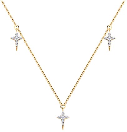 Серебряное колье с подвеской SOKOLOV 93070077 с фианитами