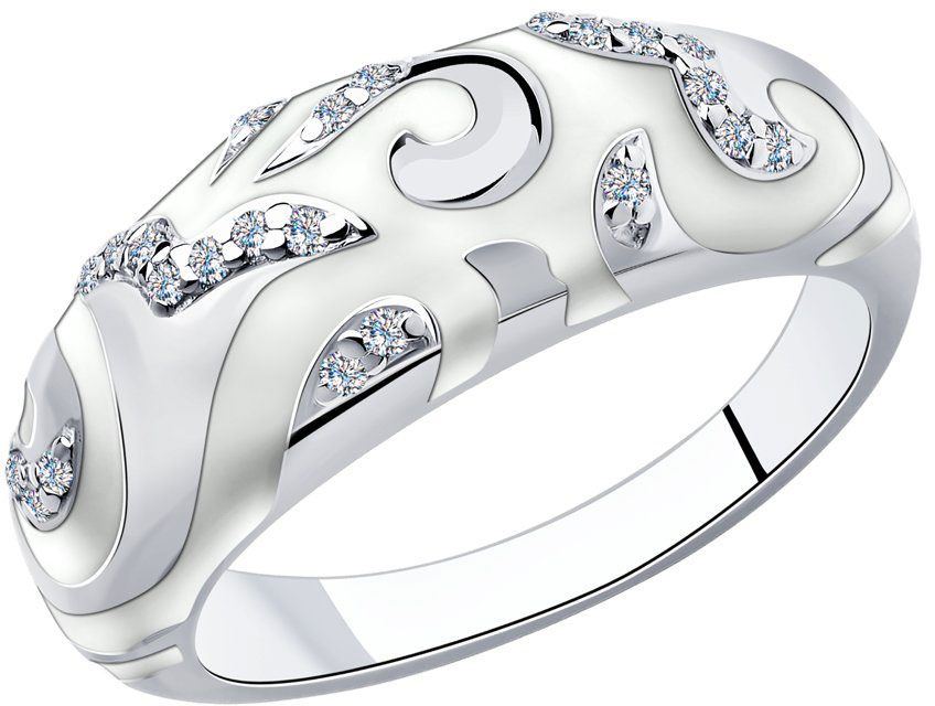 Серебряное кольцо SOKOLOV 94010399 с фианитами