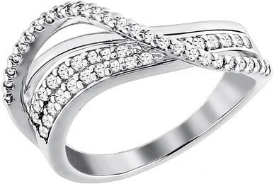 Серебряное кольцо SOKOLOV 94010795 с фианитом