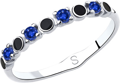 Серебряное кольцо SOKOLOV 94013007 с фианитами