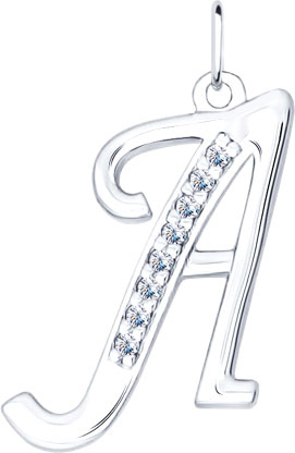 Серебряный кулон SOKOLOV 94031364_s c фианитом