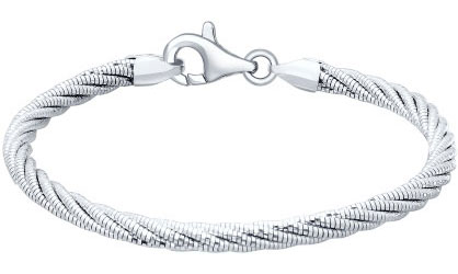 Серебряный браслет цепь SOKOLOV 94054554