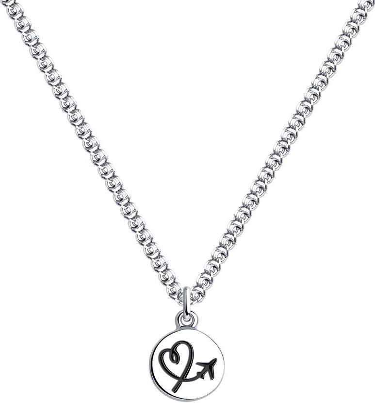 Серебряное колье с подвеской SOKOLOV 94070431