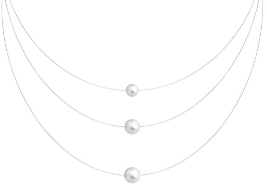 Серебряное колье SOKOLOV 94070524 с жемчугом