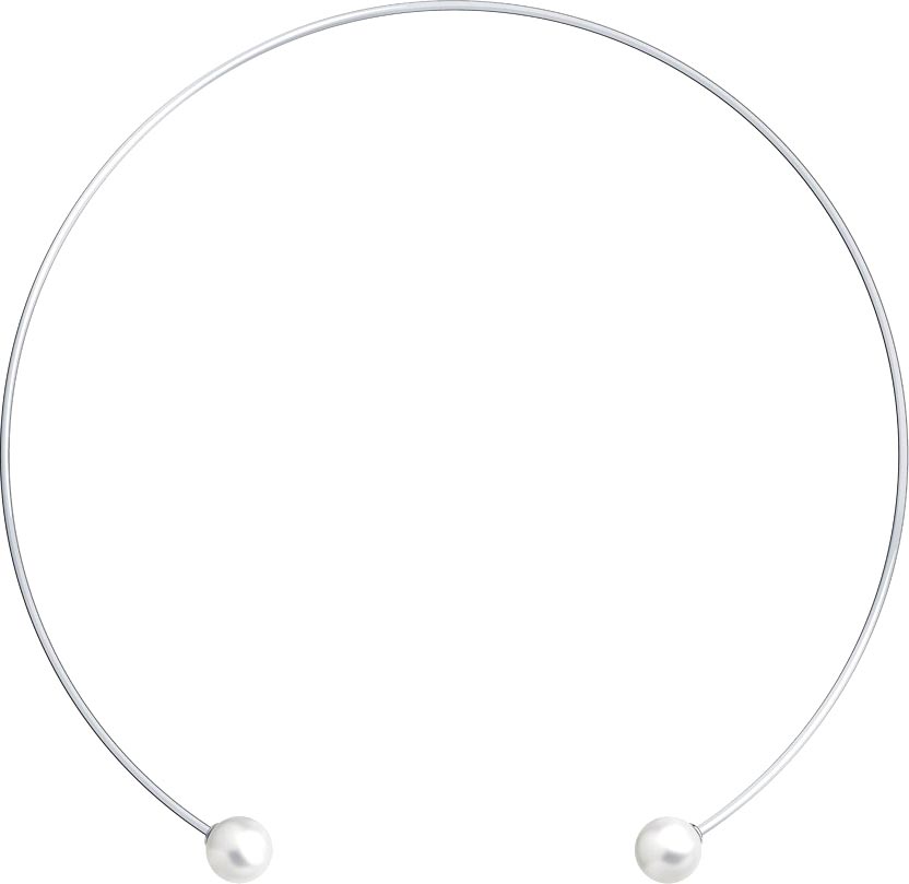 Серебряное ожерелье SOKOLOV 94070557 с жемчугом Swarovski