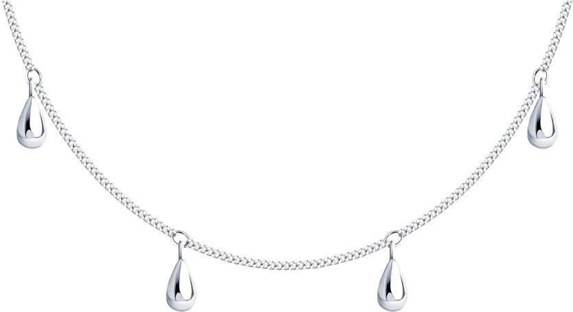 Серебряное колье с подвесками SOKOLOV 94070569