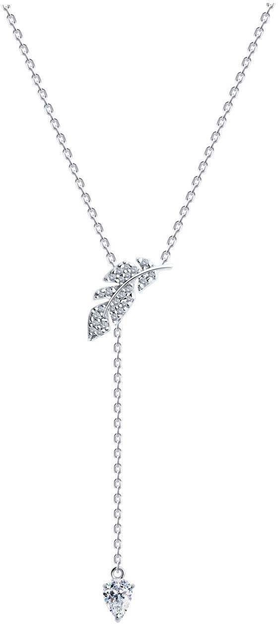 Серебряное колье сотуар SOKOLOV 94070934 с фианитами