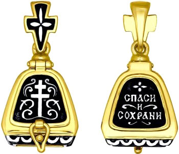 Серебряная иконка ладанка SOKOLOV 95030133