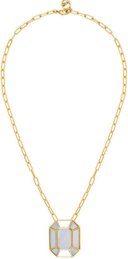 Подвеска на цепочке из латуни ''Зеркало'' SONIA RYKIEL RYJ41007