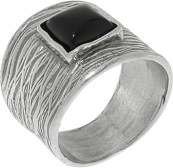 Серебряное кольцо Специальное предложение 01R2557ON c ониксом