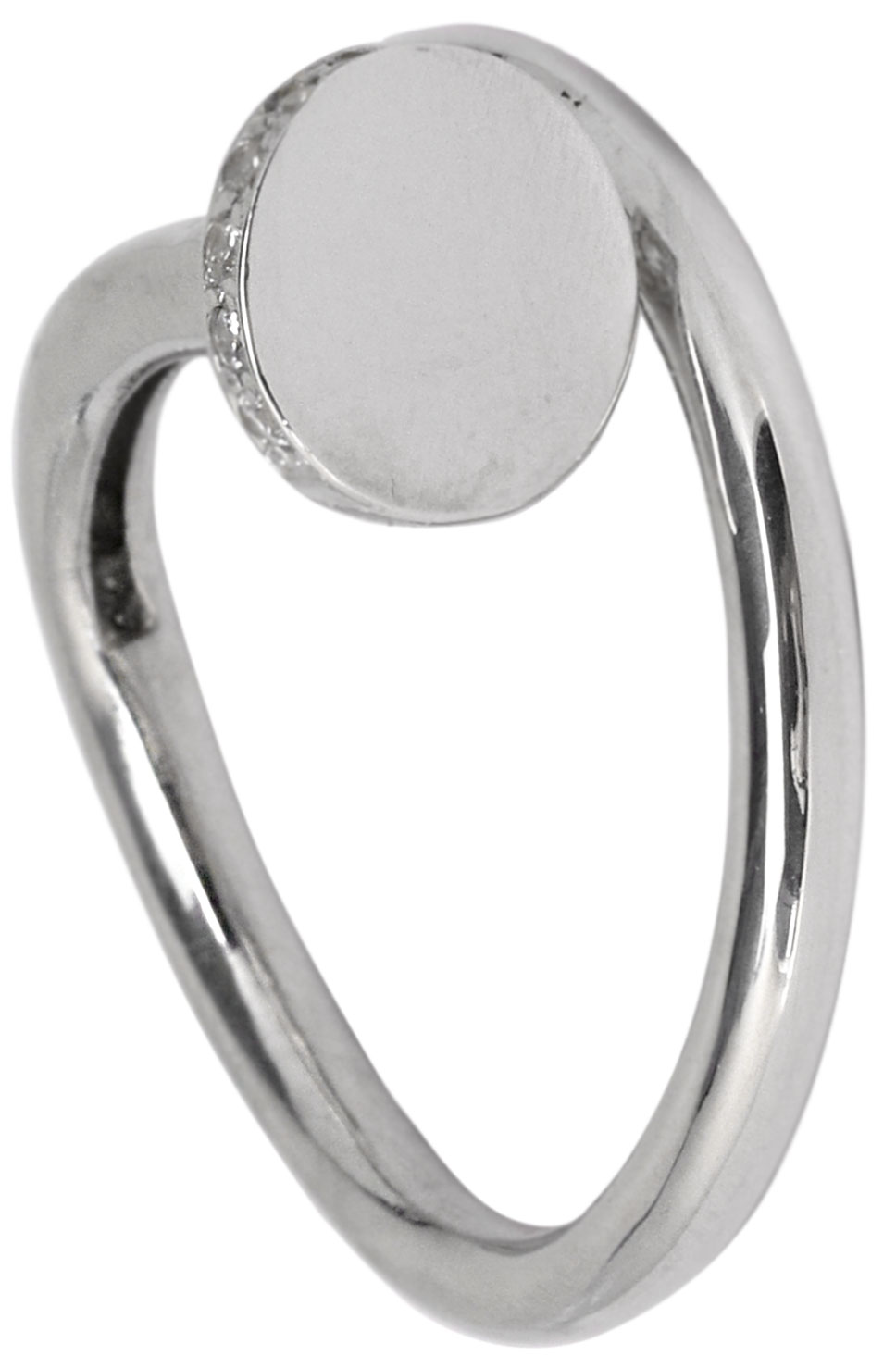 Серебряное кольцо ''Гвоздь'' Серебро России 1-3046R-200-1047369 с фианитами