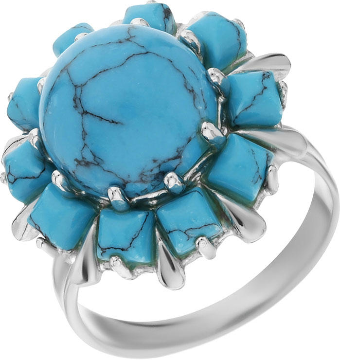 Серебряное кольцо Darvin 920071334AA с искусственной бирюзой