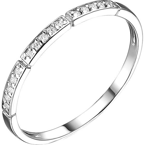 Серебряное кольцо ДАР K-2226R00 с фианитами