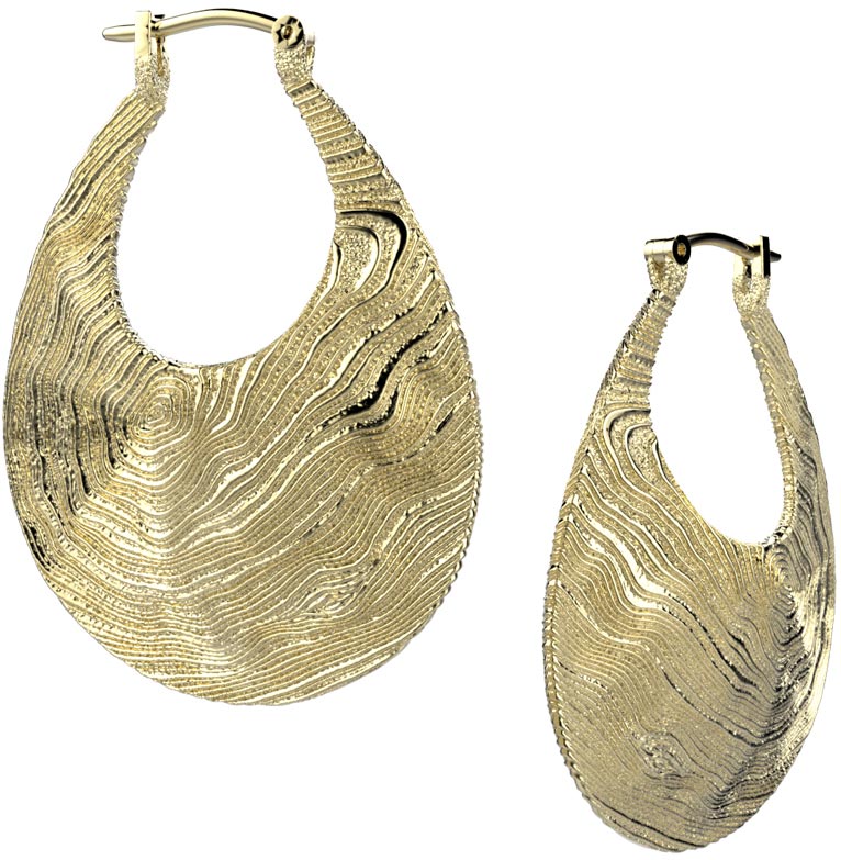 Серебряные серьги Spika Gold 20418-001-07