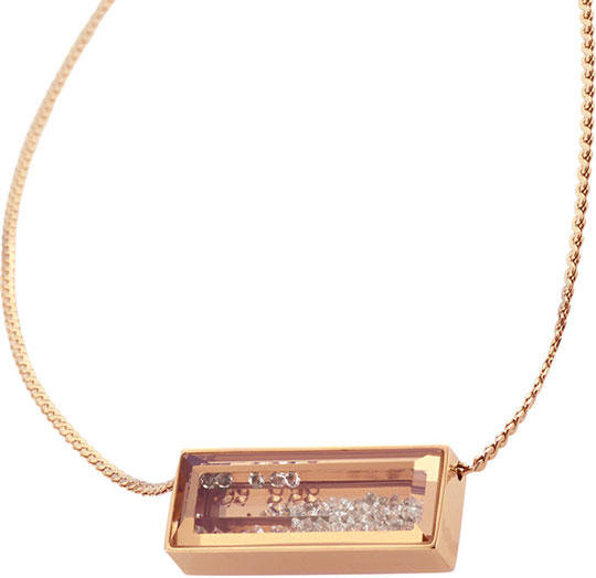 Стальное колье с подвеской Storm SJ0058 с кристаллами Swarovski