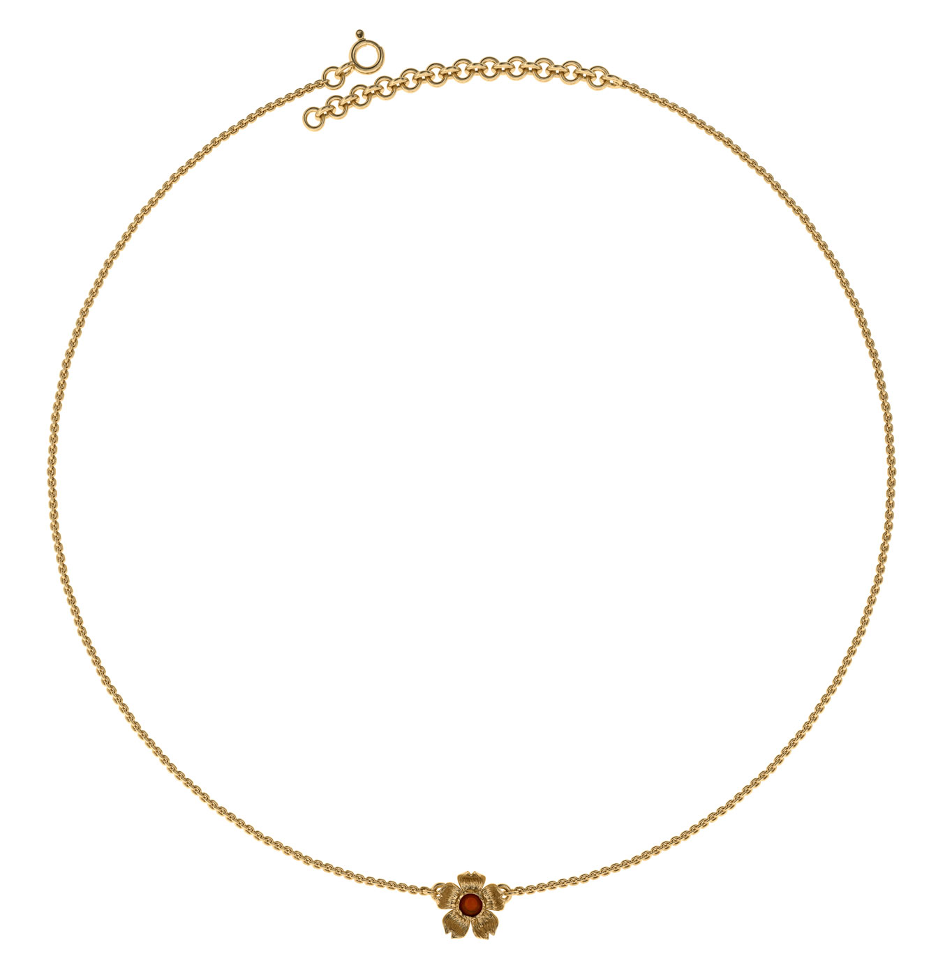 Серебряный чокер с подвеской Sun Stone N20005ZK с янтарем