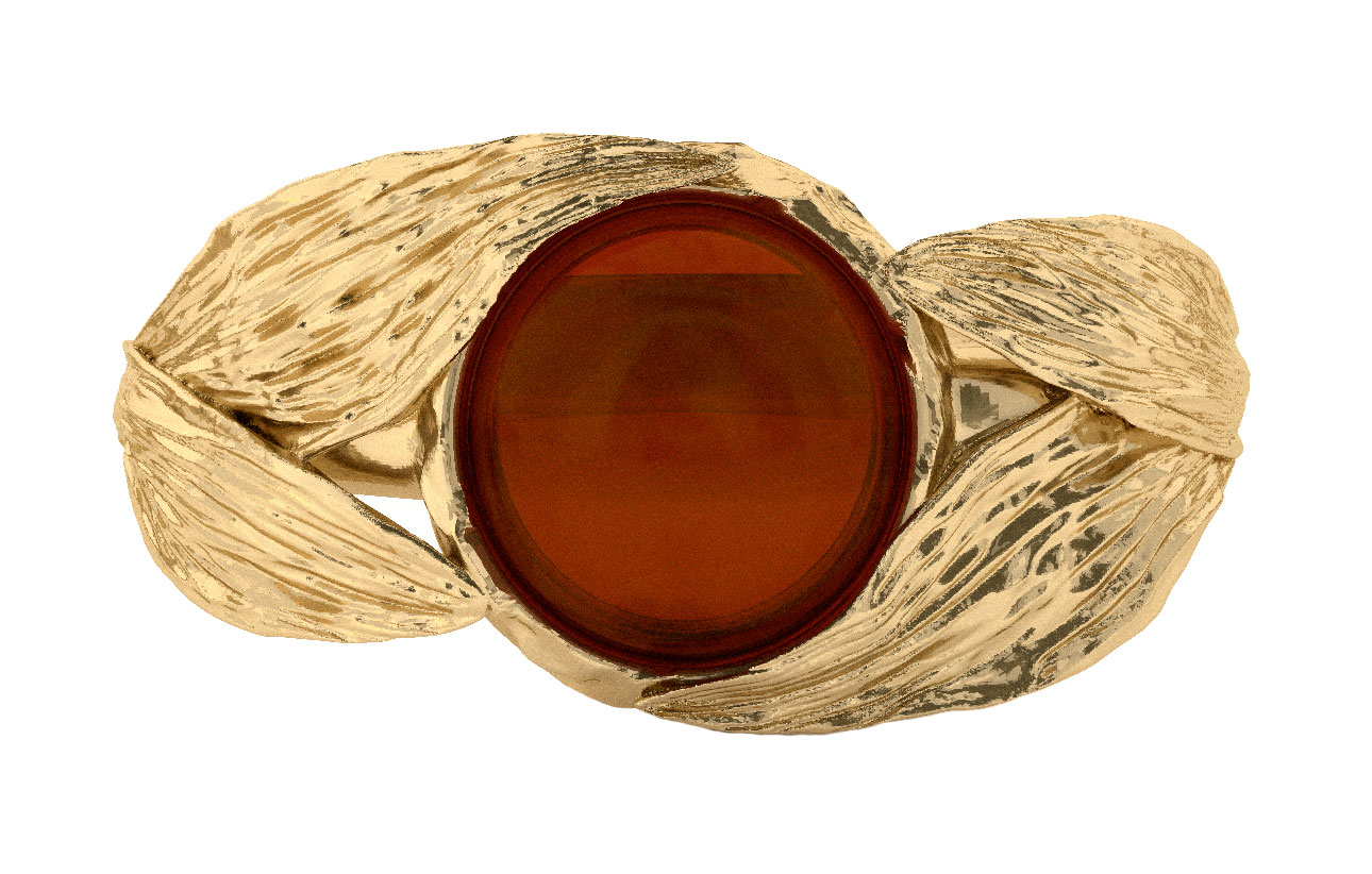 Серебряное кольцо Sun Stone R20007ZK с янтарем