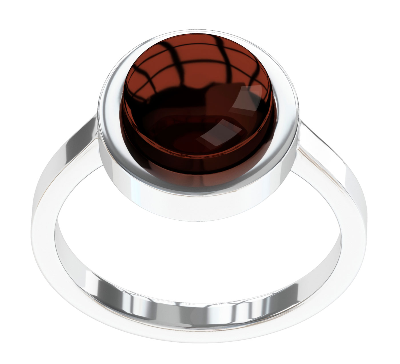 Серебряное кольцо Sun Stone R9185RV с янтарем