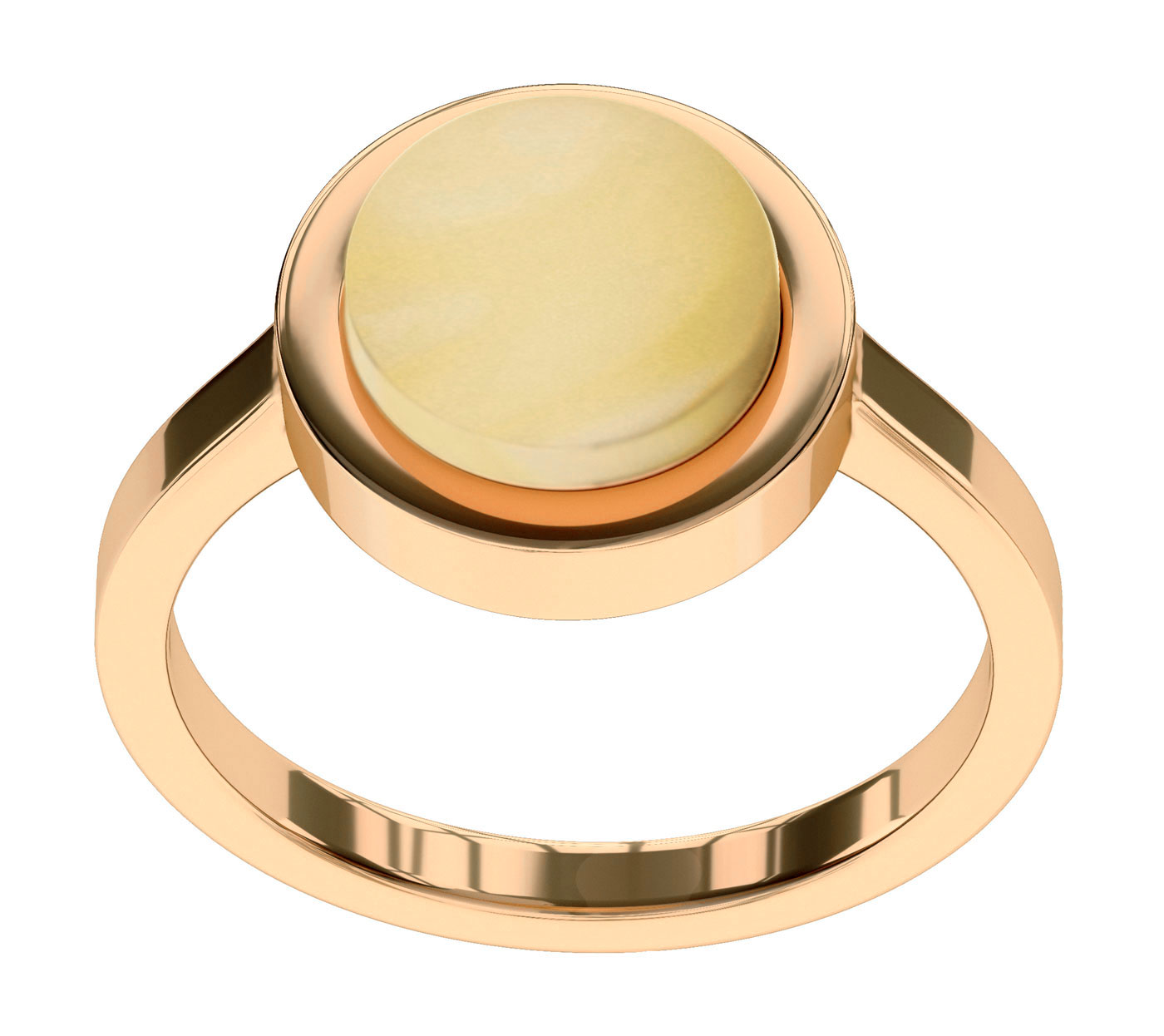 Серебряное кольцо Sun Stone R9185ZM с янтарем