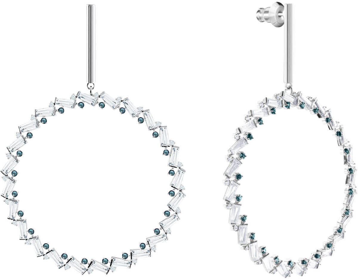 Серьги круглые Swarovski 5467453