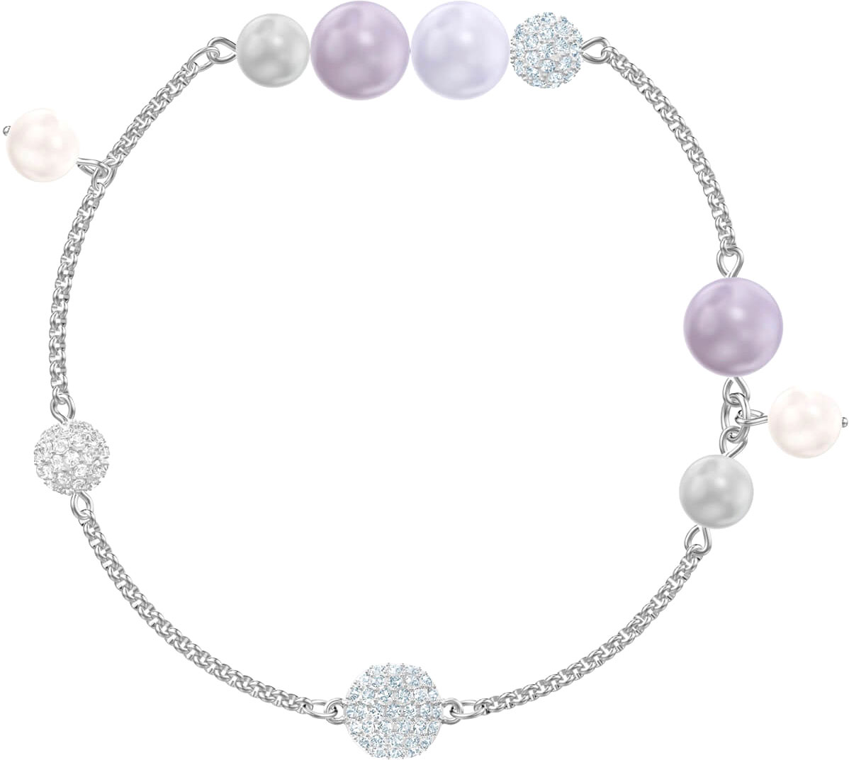 Браслет цепь с подвесками Swarovski 5479020