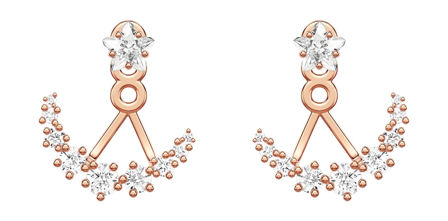 Серьги джекеты Swarovski Moonsun 5486351