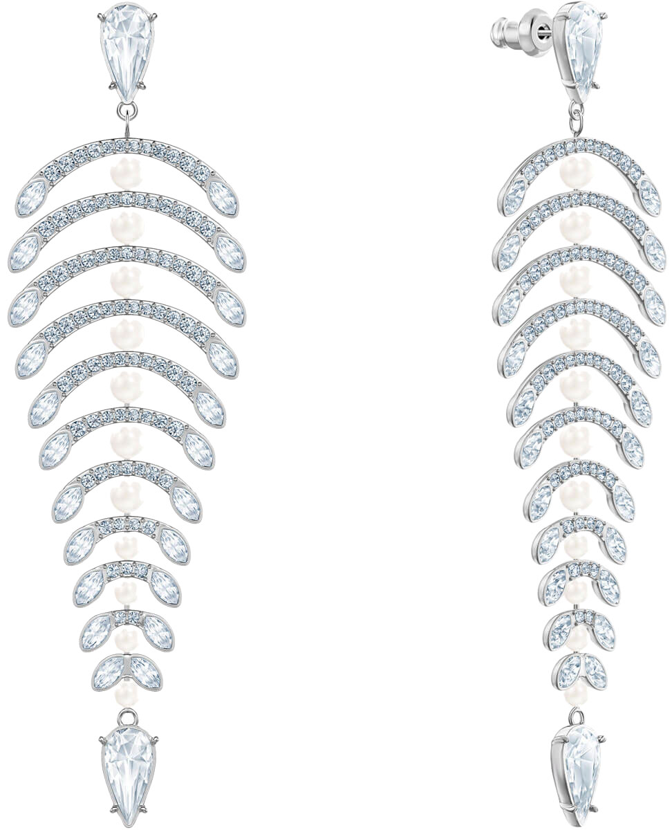 Серьги люстры шандельеры Swarovski Polar 5489887