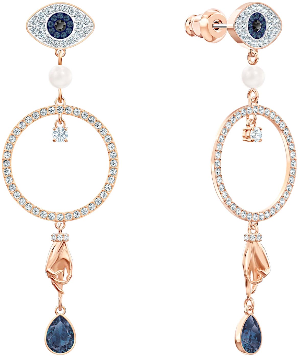 Серьги длинные с подвесками Swarovski Symbol 5500642