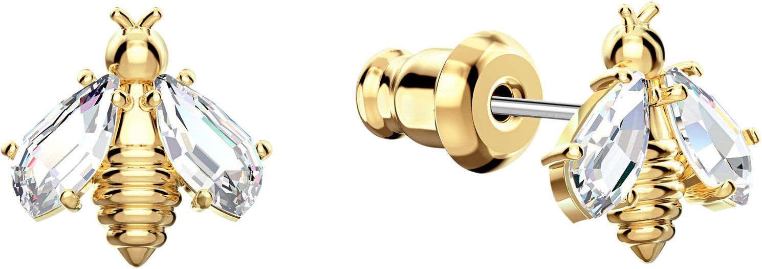 Серьги пусеты-гвоздики ''Пчелы'' Swarovski Eternal Flower 5518143