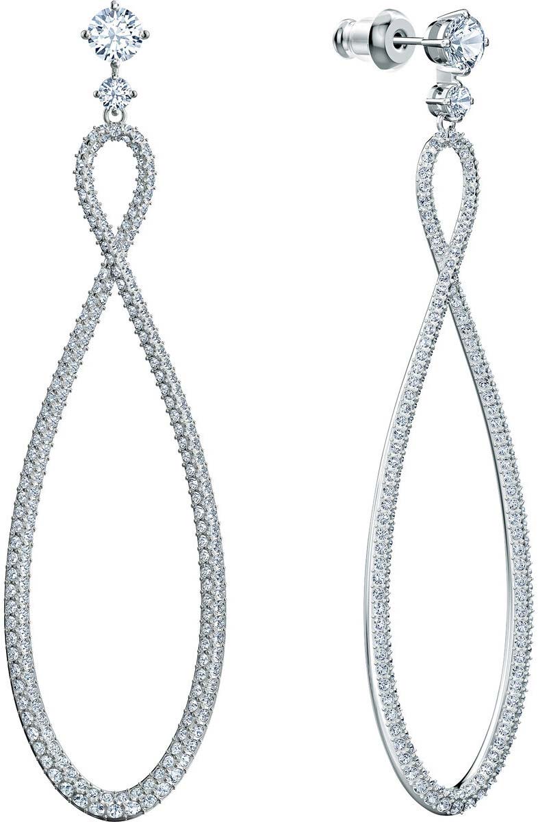 Длинные серьги ''Знак бесконечности'' Swarovski Infinity 5518878
