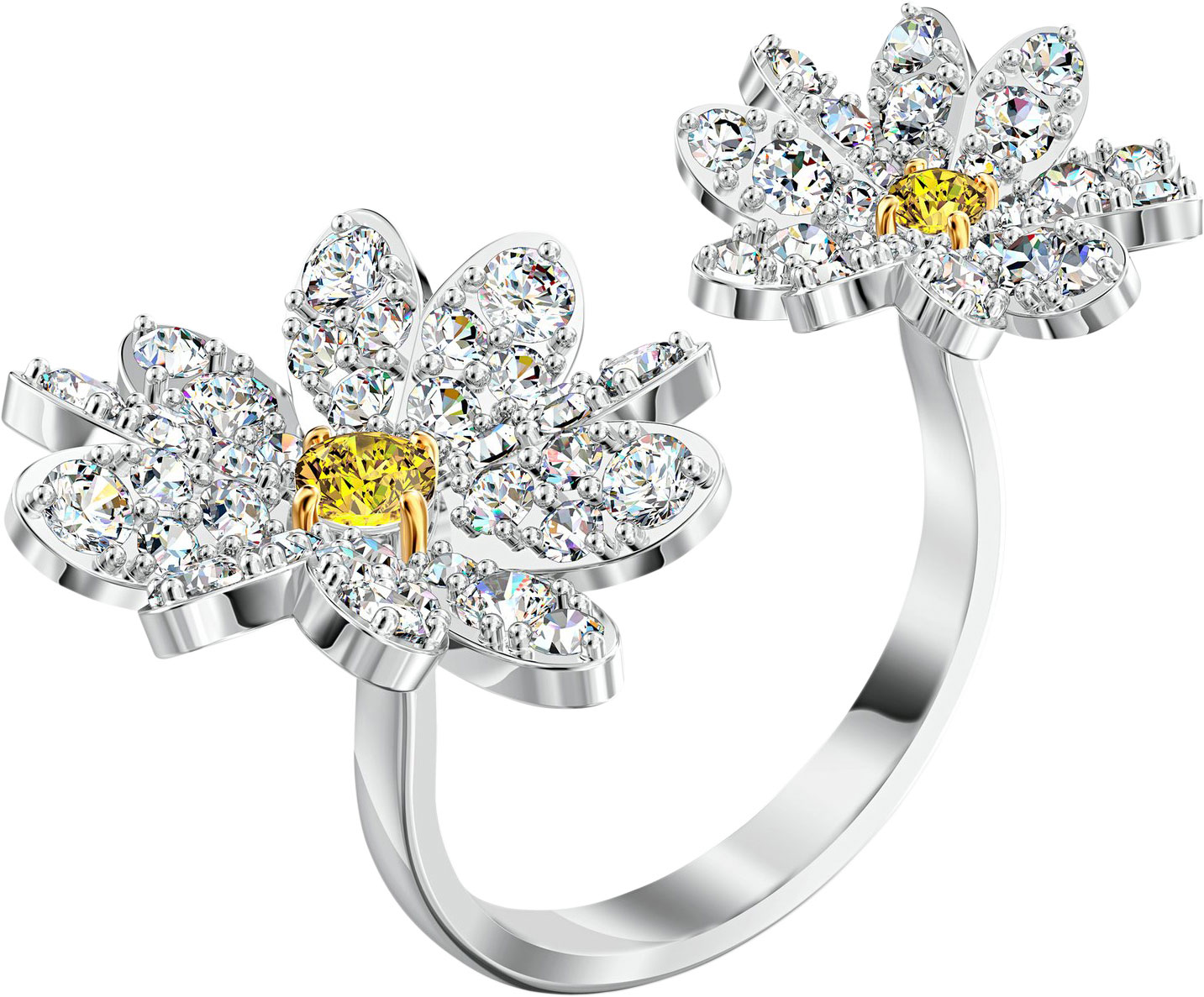 Открытое кольцо Swarovski Eternal Flower 5534940
