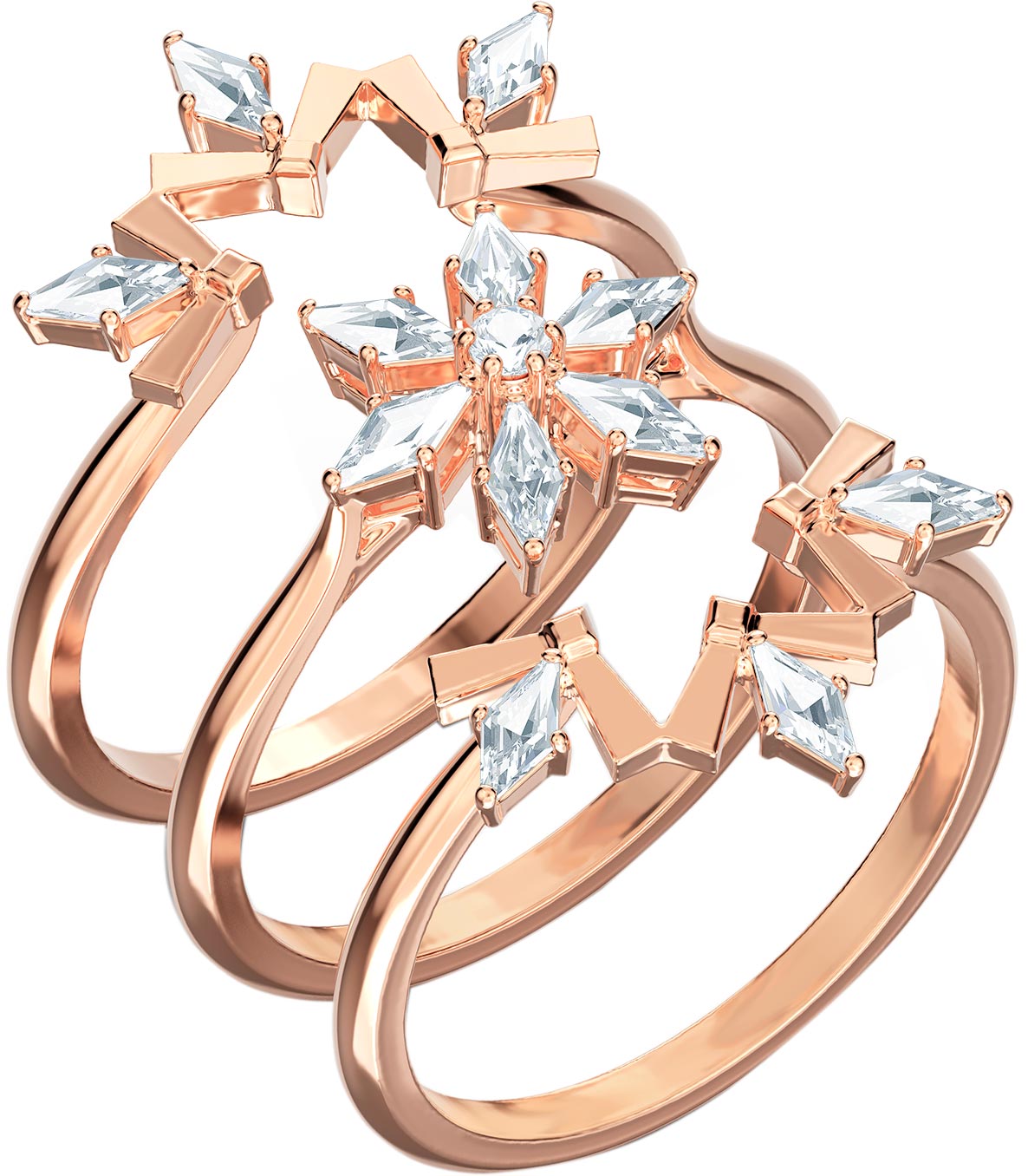 Наборное кольцо ''Снежинка'' Swarovski Magic 5566676 — купить в AllTime ...