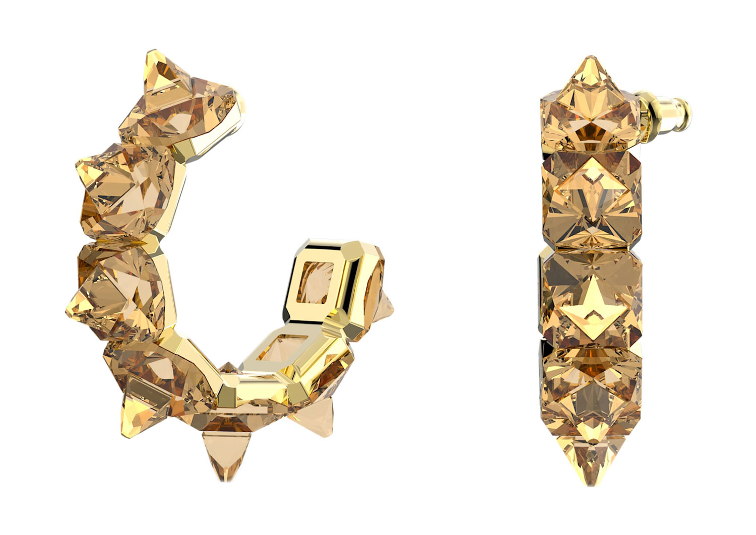 Серьги полукольца Swarovski Chroma 5613722