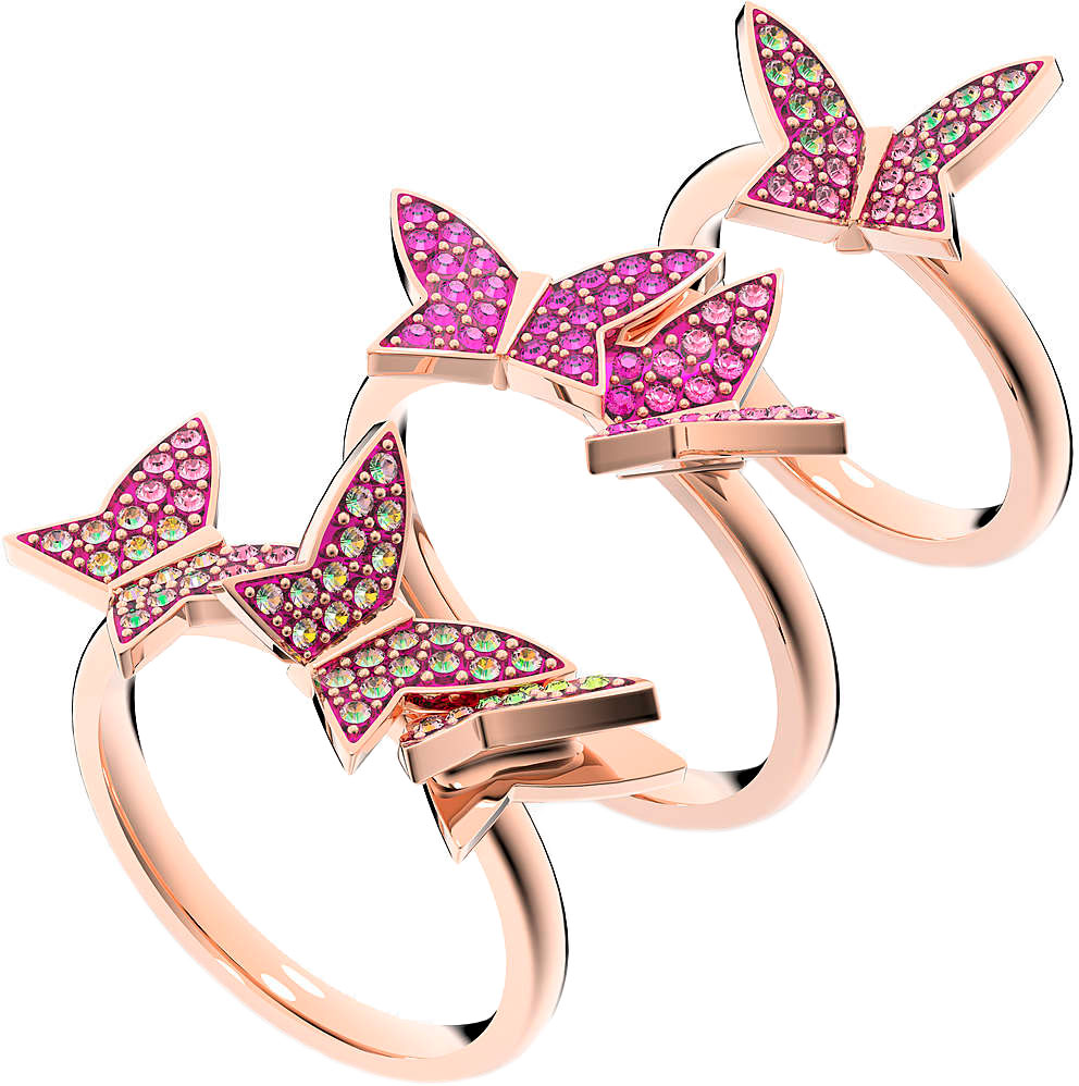Набор колец ''Бабочки'' Swarovski Lilia 5636418