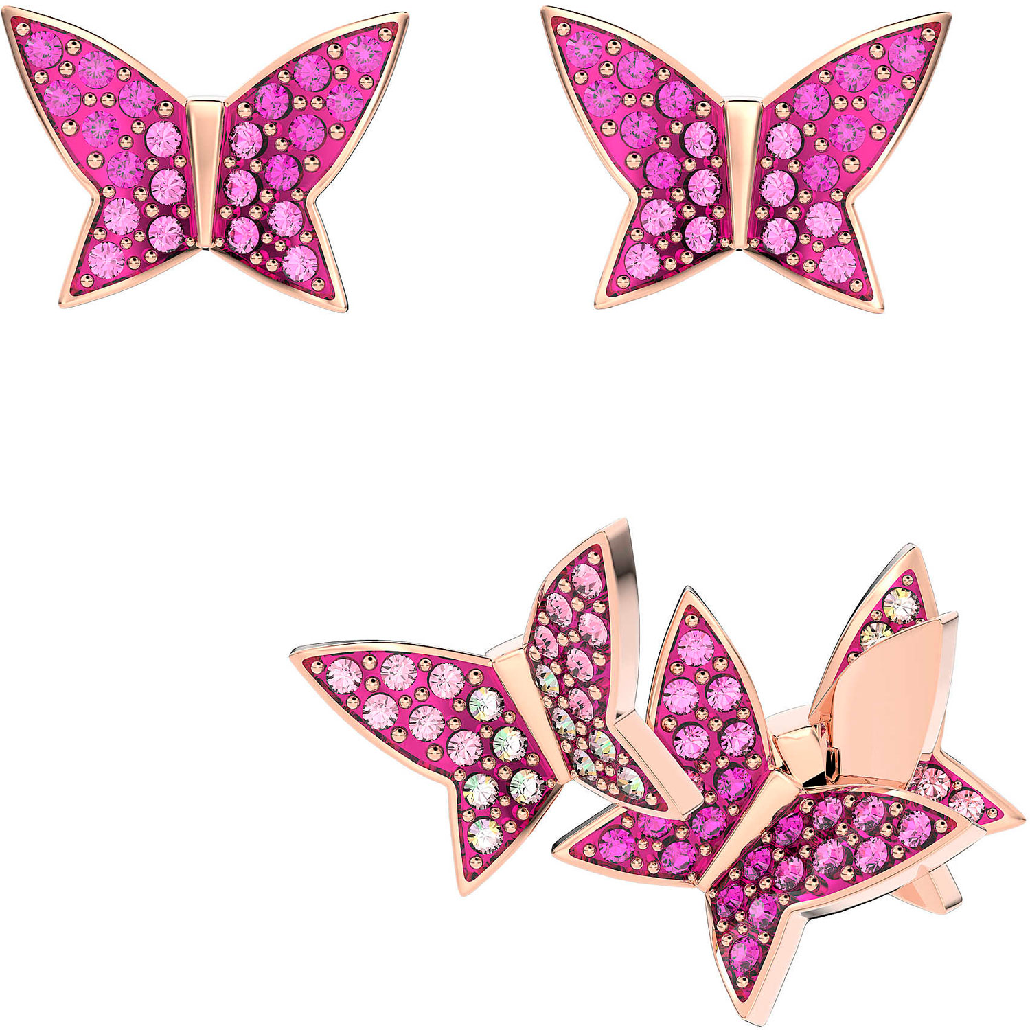Набор сережек ''Бабочки'' Swarovski Lilia 5636428