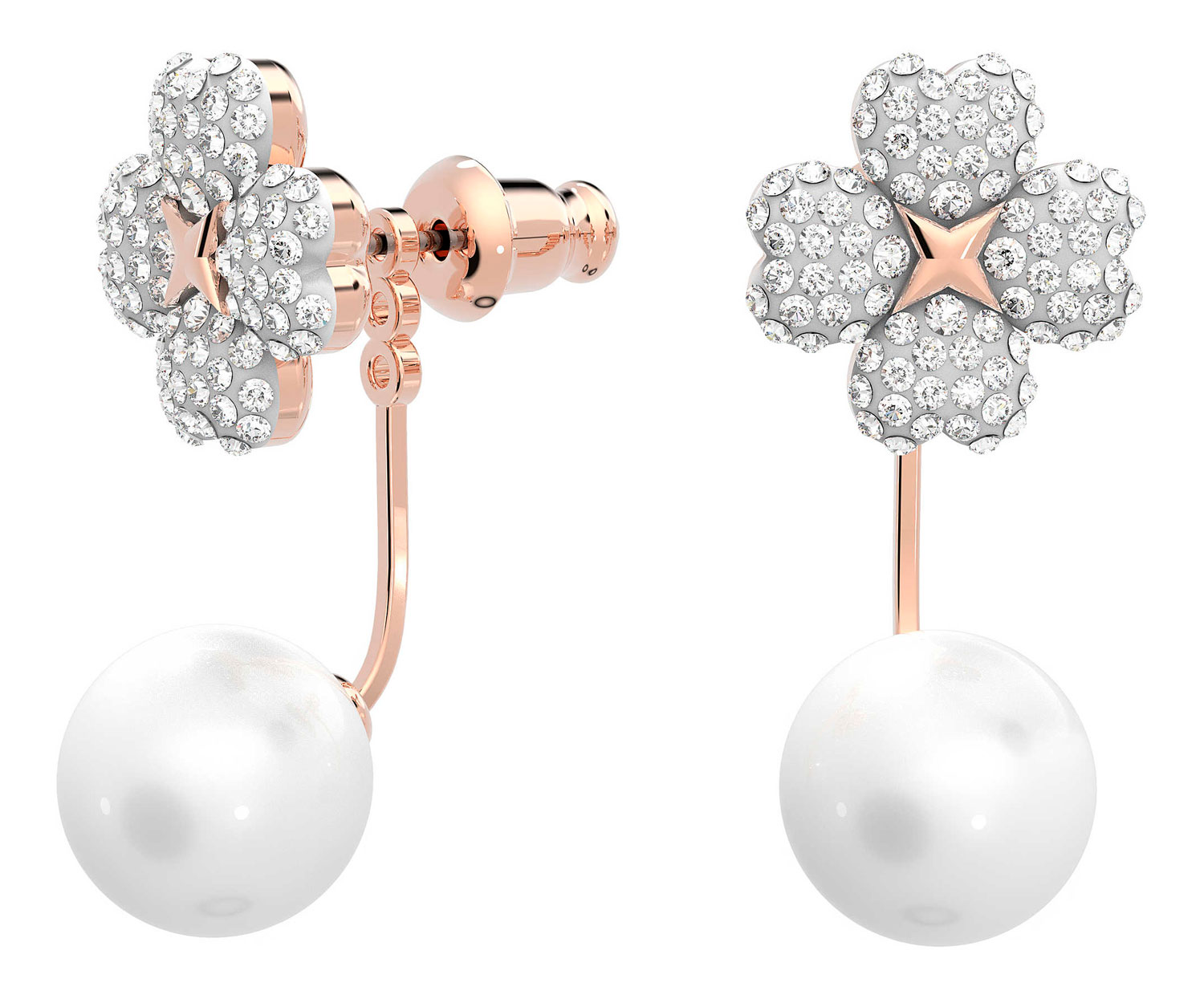 Серьги джекеты Swarovski Latisha 5636487