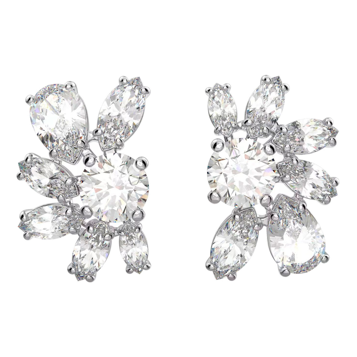 Серьги пусеты-гвоздики Swarovski Gema 5644679